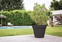 Pot Plastique Eda Diam.80 X H.67 Cm Gris Anthracite