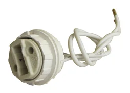Douille Filetée Et Bagues Pour Halogène G9 Tibelec, Plastique, Blanc 100 W