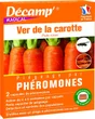 Lot de 2 capsules phéromones anti-ver de la carotte DECAMP'