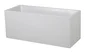 Jardinière plastique EDA L.99.5 x l.39 x H.43 cm blanc cérusé