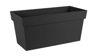 Jardinière Polypropylène À Réserve D'Eau Eda L.79 X L.35 X H.39 Cm Anthracite