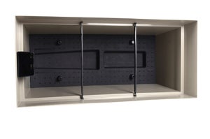 Jardinière Polypropylène À Réserve D'Eau Eda L.79 X L.35 X H.39 Cm Anthracite