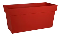 Jardinière Polypropylène À Réserve D'Eau Eda L.79 X L.35 X H.39 Cm Rouge Rubis