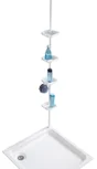 Etagère de bain / douche a encastrer, blanc, Funky