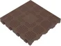 Dalle Clipsable Polypropylène Crossover, Marron, L.40 X L.40 Cm X Ep.48 Mm