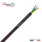 Câble électrique 3 G 1.5 mm² u1000r2v L.25 m, noir