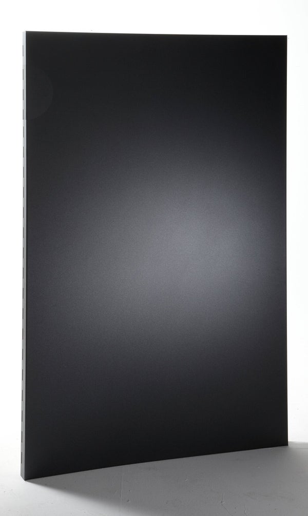 Plaque de protection murale noir sablé Discrétion, EQUATION, l.80 cm x H.120 cm