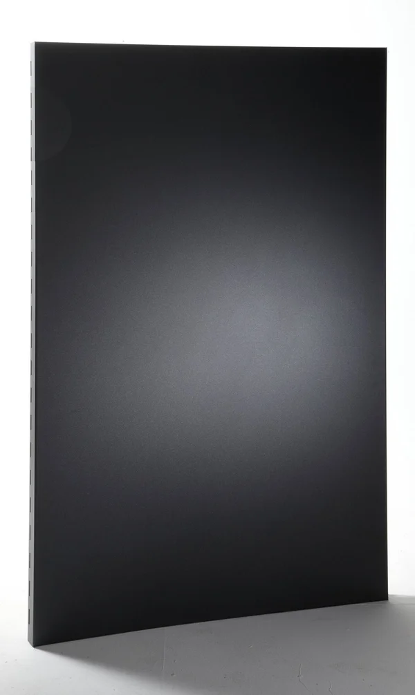 Plaque de protection murale noir sablé Discrétion, EQUATION, l.80 cm x H.120 cm