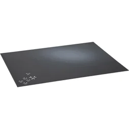 Plaque de protection murale Pétale, EQUATION,  l.80 cm x H.100 cm noir sablé