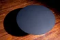 Plaque de protection sol Uni, EQUATION, diam. 80 cm x l.80 cm x H.0.2 cm noir sablé