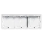 Triple Cadre Saillie Mosaic Horizontal, Legrand Blanc Brillant