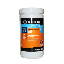 Réducteur de ph spa AXTON, en poudre 2 kg