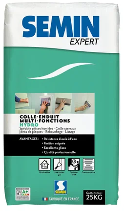 Colle Enduit Multi-Fonctions Hydro Poudre 25Kg