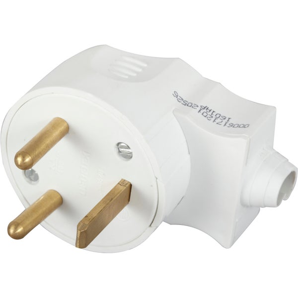 Fiche électrique mâle 2 pôles + terre, 20.0 A, DEBFLEX