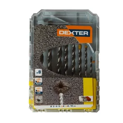 Coffret De 8 Forets Béton Dexter, Diam.3-4-5-6-8-10 Mm
