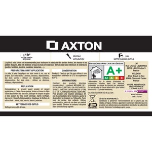 Pâte À Bois Axton, Wengé, 60 Gr