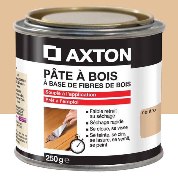 Pâte à bois, AXTON, 250 g neutre