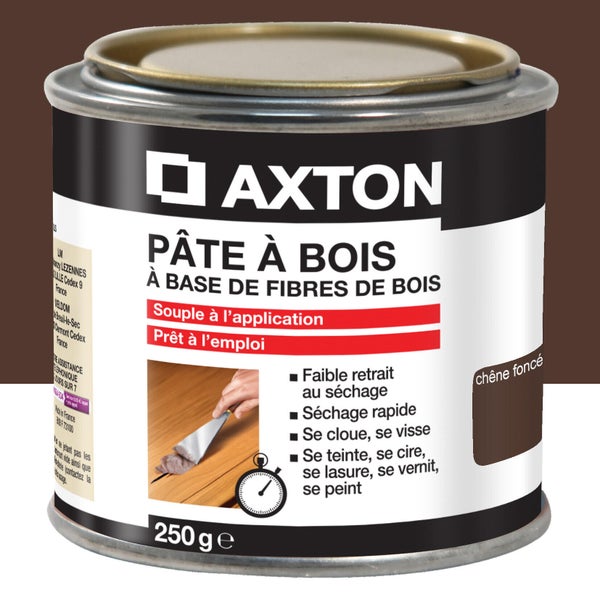 Pâte À Bois Axton, Chêne Foncé, 250 Gr