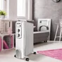 Radiateur bain d'huile électrique Fifty, THOMSON, 2000 W blanc