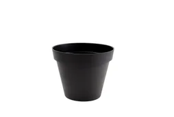 Pot Plastique Eda Diam.30 X H.26 Cm Gris Anthracite