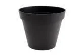 Pot Plastique Eda Diam.48 X H.40 Cm Gris Anthracite