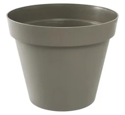 Pot Plastique Eda Diam.48 L.48 X H.40 Cm Taupe