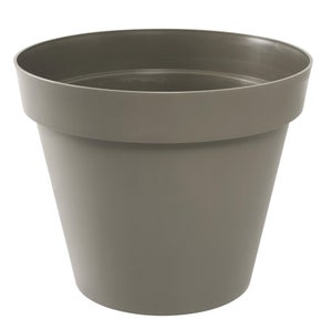Pot Plastique Eda Diam.48 L.48 X H.40 Cm Taupe