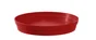 Soucoupe Polypropylène Eda L.28 X L.28 X H.4.5 Cm Rouge Rubis