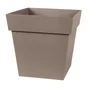 Pot Polypropylène Pot Eda L.32 X L.32 X H.32 Cm Taupe