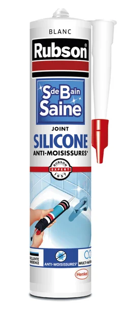 Silicone, RUBSON, 280 ml blanc