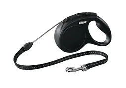 Laisse chien flexi cordon 5m m noir
