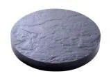 Support Roulant Eda Rond Gris, H.3 X L.30 Cm