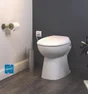 WC à poser avec broyeur intégré mécanisme silencieux Remix SENSEA