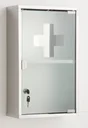 Armoire à pharmacie l.30 cm, imitation métal, Genoa