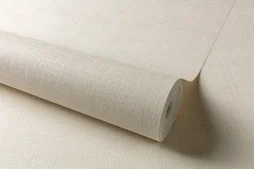 Papier Peint Vinyle Sur Intissé Textile Nacré Blanc Calcaire