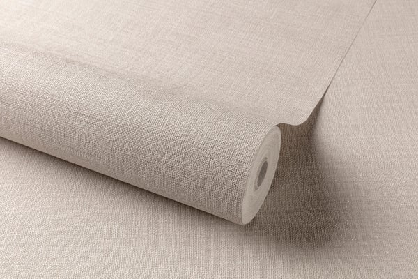 Papier Peint Vinyle Sur Intissé Textile Nacré Gris Doré