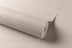 Papier Peint Vinyle Sur Intissé Textile Nacré Gris Doré