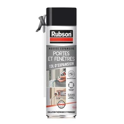 Mousse expansive porte/fenetre <0.1% iso RUBSON blanc 500ml/13l