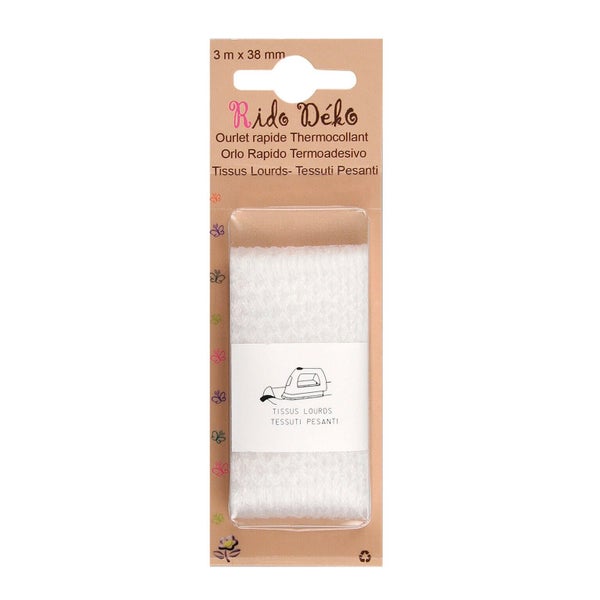 Ourlet Thermocollant Polyamide, Blanc