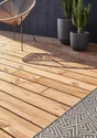 Lame de terrasse douglas 2500x140x27mm bois marron classe 3
