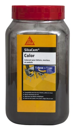 Colorant Pour Mortier Et Béton Sikacim Color Sika, 700 Grammes