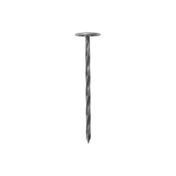 Lot De 25 Clous Calotin Torsadés, Bol-Fixations Tête Plate Large, 70 Mm