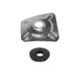 Lot De 10 Plaquettes Et Rondelles, L.38 Mm Aluminium 701039 Bol-Fixations