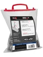 Kit De 50 Fixations, L.120 Mm Gris Bol-Fixations