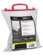 Kit De 50 Fixations, L.80 Mm Gris Bol-Fixations