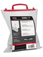 Kit De 50 Fixations, L.80 Mm Gris Bol-Fixations