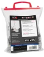 Kit De 25 Fixations, L.130 Mm Gris Bol-Fixations