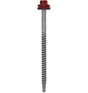 Lot De 10 Vis Autoperceuses, L.100 Mm Brun Rouge Ral 8012 Zacrovis Bol-Fixations