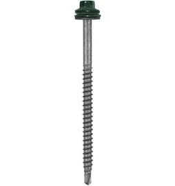 Lot De 10 Vis Autoperceuses, L.100 Mm Vert Sapin Ral 6009 Zacrovis Bol-Fixations