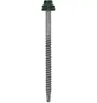Lot De 10 Vis Autoperceuses, L.100 Mm Vert Sapin Ral 6009 Zacrovis Bol-Fixations
